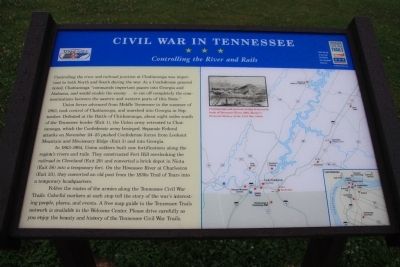 Civil War in Tennessee Marker image. Click for full size.