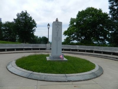 Iowa Veterans Memorial Marker image. Click for full size.