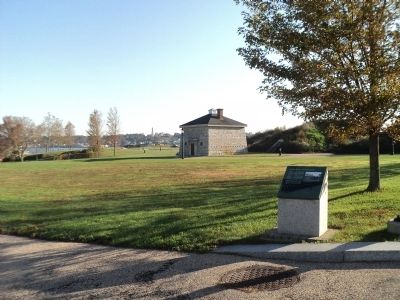 Marker in Fort Trumbull. Click for full size. Marker in Fort Trumbull image. Click for full size.