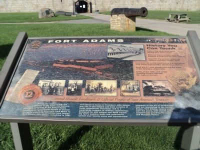 Fort Adams Marker image. Click for full size.