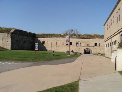 Entrance to Fort Adams image. Click for full size.