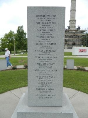 Iowa Revolutionary War Monument image. Click for full size.