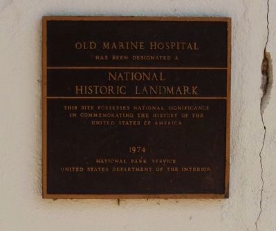 Old Marine Hospital Marker image. Click for full size.