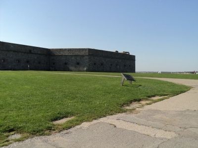 Marker at Fort Adams image. Click for full size.
