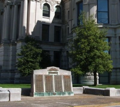 Full View - - Vanderburgh County World War II Honor Roll Marker. Click for full size. Full View - - Vanderburgh County World War II Honor Roll Marker image. Click for full size.