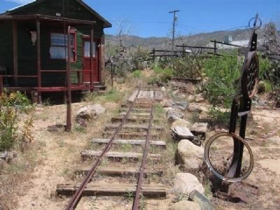 Traces of Arizona and Utah / Western Arizona Railway image. Click for full size.