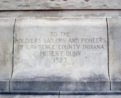 Lawrence County Soldiers Sailors and Pioneers Memorial Marker. Click for full size. Lawrence County Soldiers Sailors and Pioneers Memorial Marker image. Click for full size.