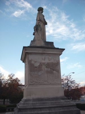 Left Side - - Lawrence County Soldiers Sailors and Pioneers Memorial Marker. Click for full size. Left Side - - Lawrence County Soldiers Sailors and Pioneers Memorial Marker image. Click for full size.