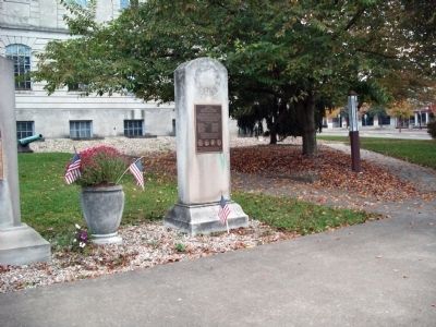 Wide View - - Lawrence County Vietnam Honor Roll Marker image. Click for full size.