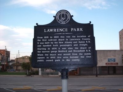 Obverse Side - - Lawrence Park Marker image. Click for full size.