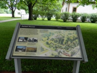 Herbert Hoover Marker. Click for full size. Herbert Hoover Marker image. Click for full size.