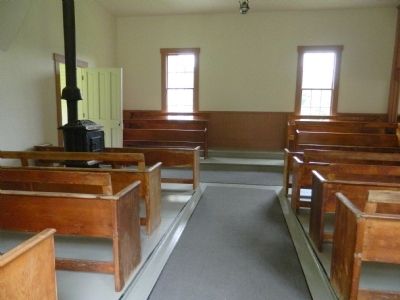 Friends Meetinghouse Interior image. Click for full size.