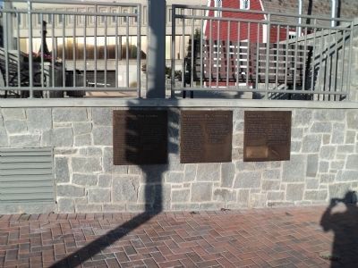 Markers in New London. Click for full size. Markers in New London image. Click for full size.
