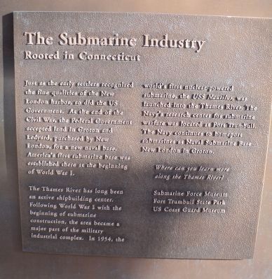 The Submarine Industry Marker. Click for full size. The Submarine Industry Marker image. Click for full size.