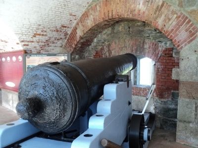 24 pounder Casemate Cannon - 1848 image. Click for full size.
