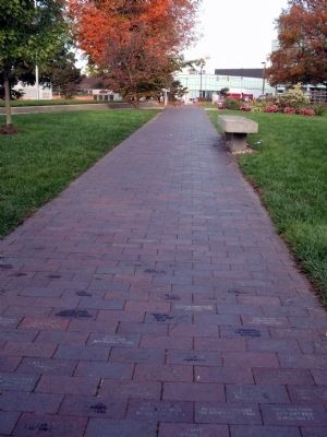 Side-walk of Memorial Bricks. Click for full size. Side-walk of Memorial Bricks image. Click for full size.