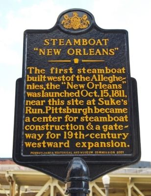 Steamboat "New Orleans" Marker image. Click for full size.