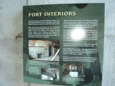 Fort Interiors Marker image. Click for full size.