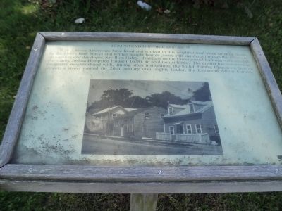 Hempstead Historic District Marker image. Click for full size.