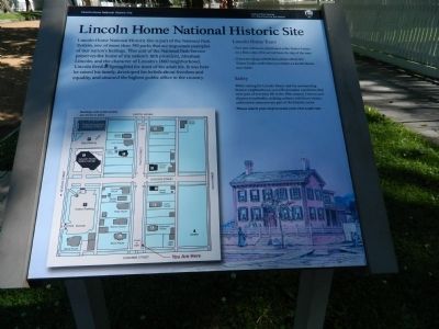 Lincoln Home National Historic Site Marker image. Click for full size.