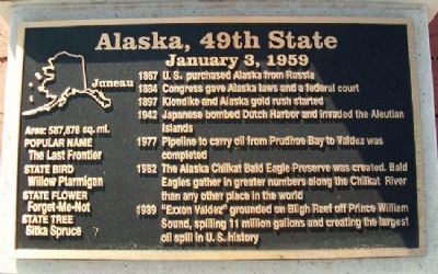 Alaska, 49th State Marker image. Click for full size.