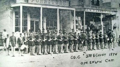 Photo on Beatrice's Own - Company C 134th Infantry Regiment Nebraska National Guard Marker. Click for full size. Photo on Beatrice's Own - Company C 134th Infantry Regiment Nebraska National Guard Marker image. Click for full size.