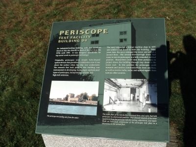 Periscope Test Facility Marker image. Click for full size.