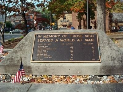 East Plaque - - Brown County Veterans Memorial Marker image. Click for full size.