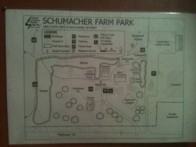 Schumacher Farm Map on Kiosk image. Click for full size.