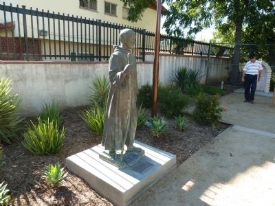 Father Junipero Serra Statue and Markers image. Click for full size.