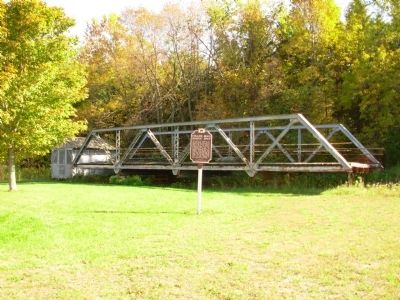 Collins Road Bridge Span Marker. Click for full size. Collins Road Bridge Span Marker image. Click for full size.