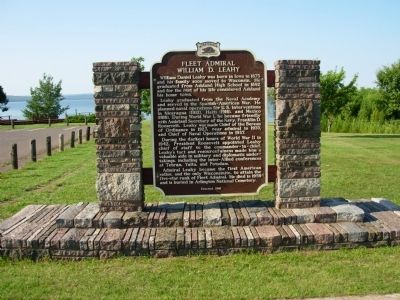 Fleet Admiral William D. Leahy Marker. Click for full size. Fleet Admiral William D. Leahy Marker image. Click for full size.