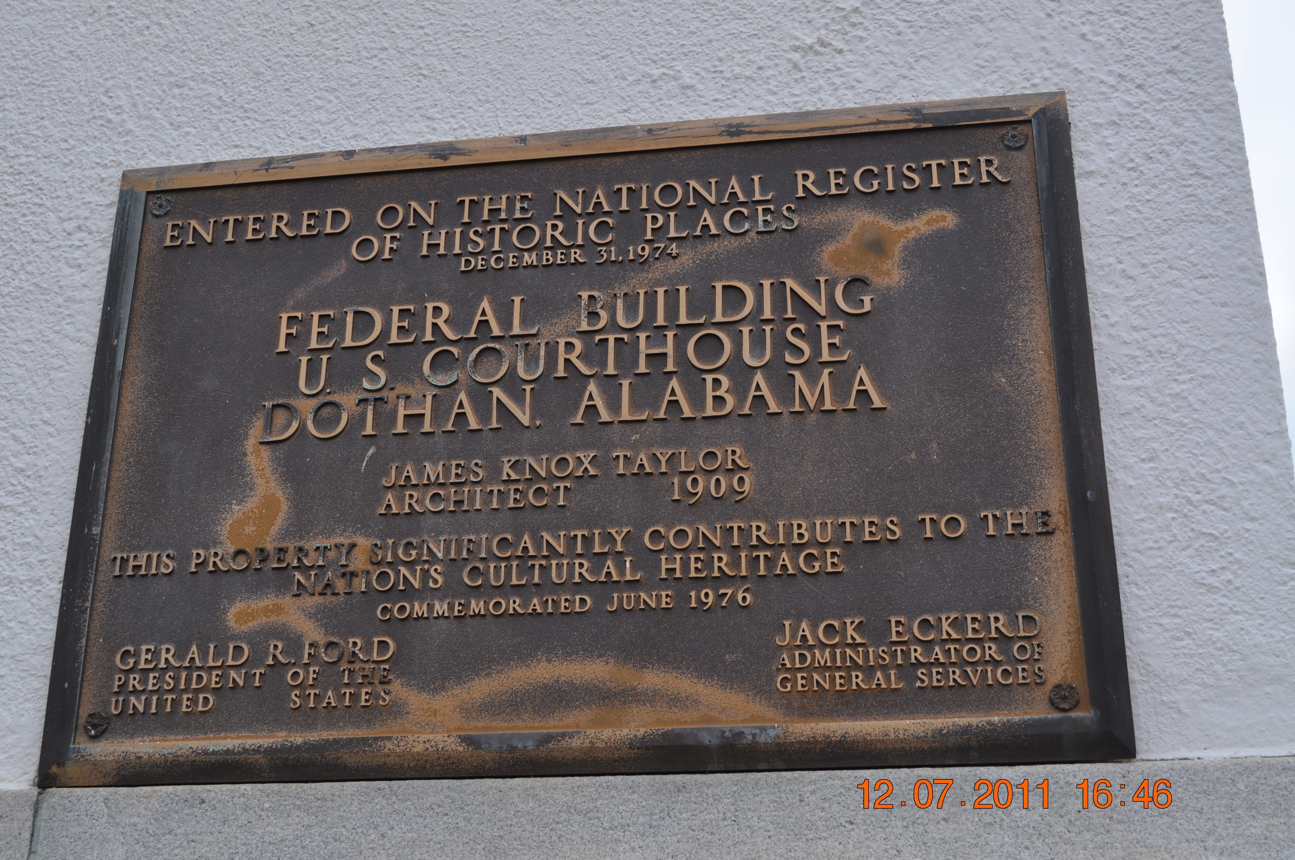 Federal Building Marker