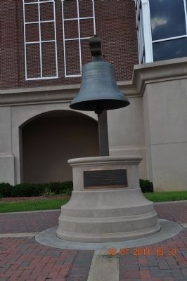 1905 Houston County Courthouse Bell Marker. Click for full size. 1905 Houston County Courthouse Bell Marker image. Click for full size.