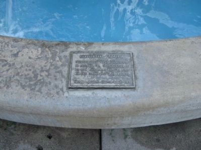 Anniversary Fountain Plaque. Click for full size. Anniversary Fountain Plaque image. Click for full size.