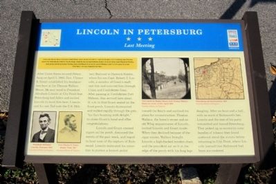 Lincoln in Petersburg CWT Marker image. Click for full size.
