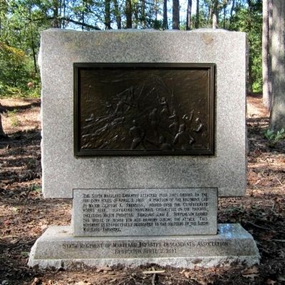 Sixth Maryland Infantry Monument image. Click for full size.