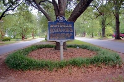 Former location of Eufaula Marker image. Click for full size.