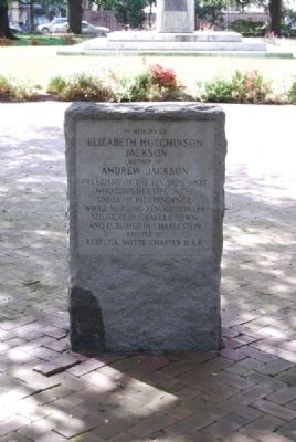 Elizabeth Hutchinson Jackson Marker image. Click for full size.