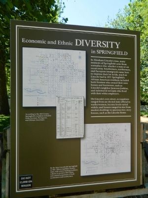 Economic and Ethnic Diversity in Springfield Marker image. Click for full size.
