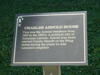Charles Arnold House Marker image. Click for full size.