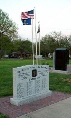 Topeka Chapter, The Military Order of the World Wars Marker image. Click for full size.