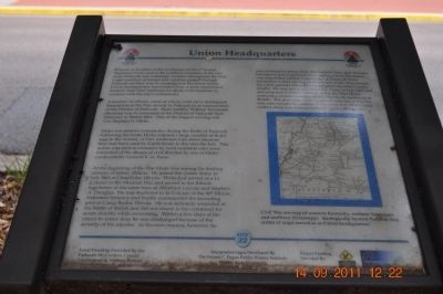 Union Headquarters Marker. Click for full size. Union Headquarters Marker image. Click for full size.