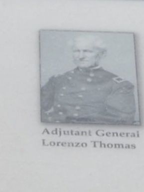 Adjutant General Lorenzo Thomas image. Click for full size.