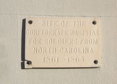 North Carolina Confederate Hospital Marker image. Click for full size.