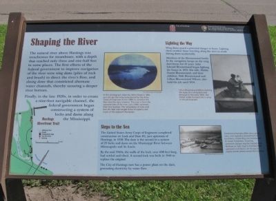 Shaping the River Marker image. Click for full size.