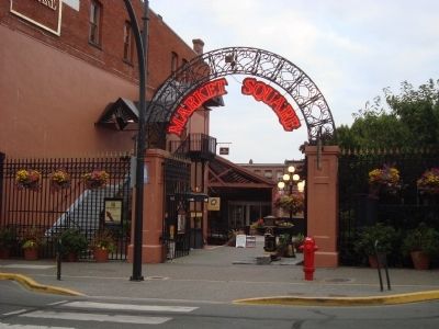 Market Square’s Main Gate. Click for full size. Market Square’s Main Gate image. Click for full size.