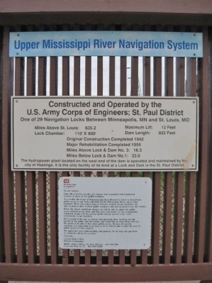 Upper Mississippi River Navigation System image. Click for full size.