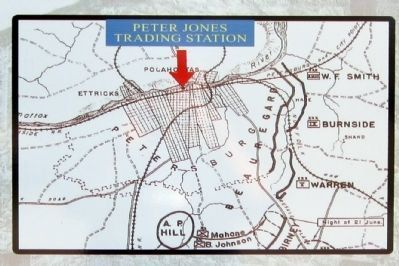 Location of Peter Jones Trading Station image. Click for full size.