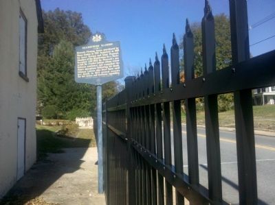 Related Marker inside the fence line South of the gate image. Click for full size.